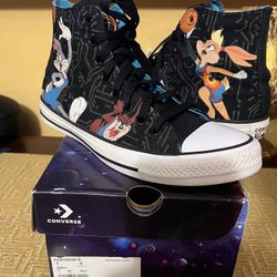 Converse WB Space Jam Size 7 Mens, 9 Womans, Chucks 