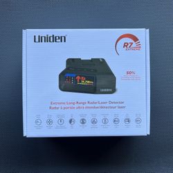 Uniden R7 Radar Detector – Brand New