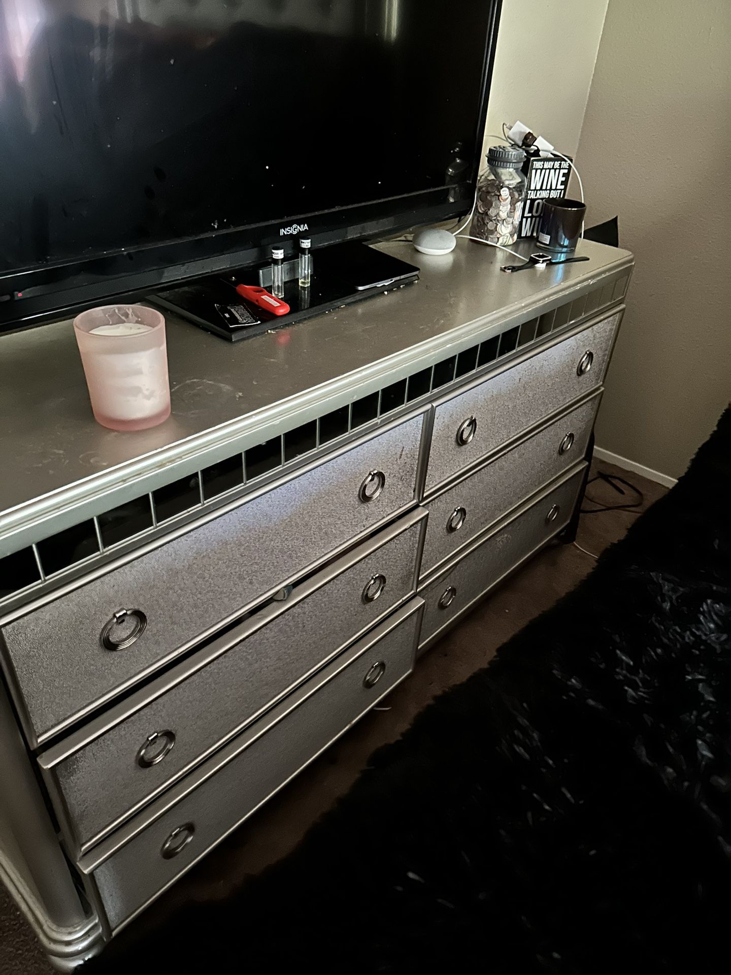 Queen Bed Frame & Dresser