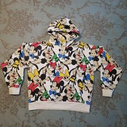 Levi's x Disney Mickey and Friends Graphic Pullover Hoodie Sweatshirt Size Small