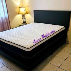NEW QUEEN PILLOW TOP MATTRESS AND BOX SPRING