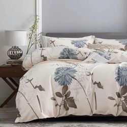 Haoyijia Big Flower Duvet Cover Twin