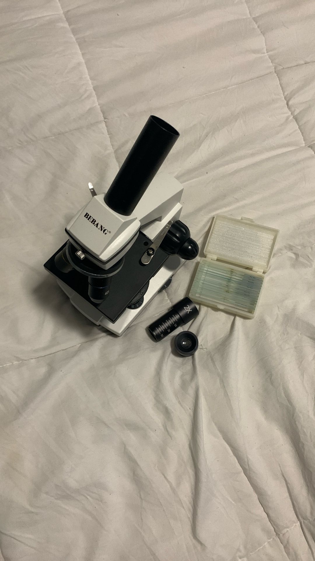 Microscope Complete With Slides!