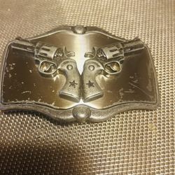 Western Style Belt Buckle 4 Inches Long 2 Inches Deep  Really Cute
