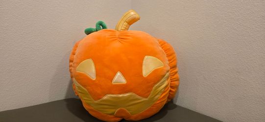 Halloween Jack-O-Lantern Plush Pillow