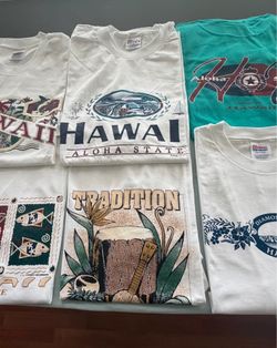 HAWAII PRINTED T SHIRTS