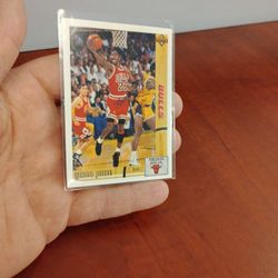 Michael Jordan 1991 -92 # 44 Card Chicago Bulls Great Condition 