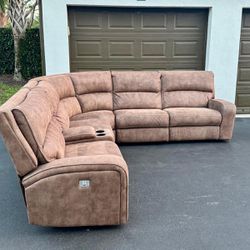 Sofa/Couch Sectional - Electric Recliner - Microfiber - Delivery Available 🚛