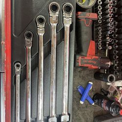 K-Tool Flex Head Box End Ratcheting Wrenches