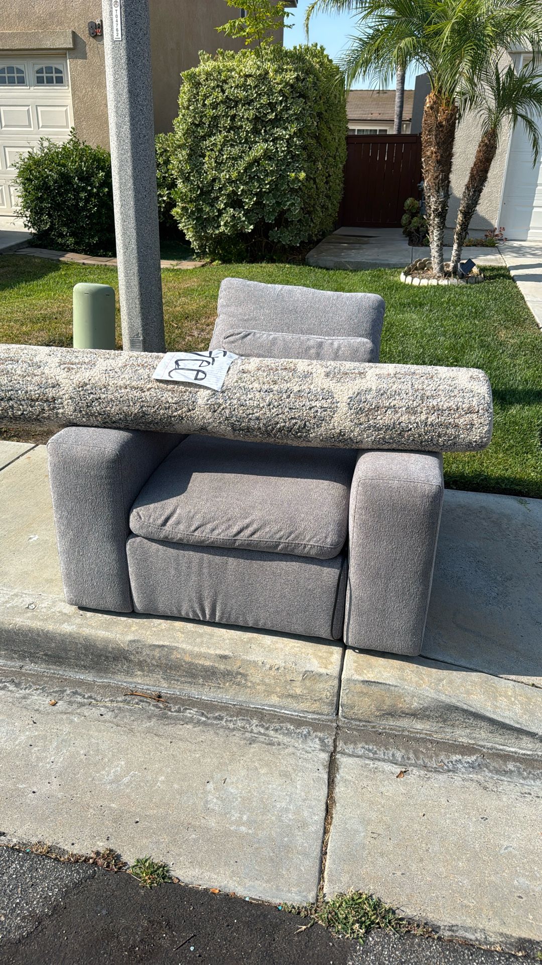 Recliner And Area Rug *Free