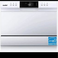 COMFEE’ Portable Mini Dishwasher, Energy Star, Countertop, 6 Place Settings, wit