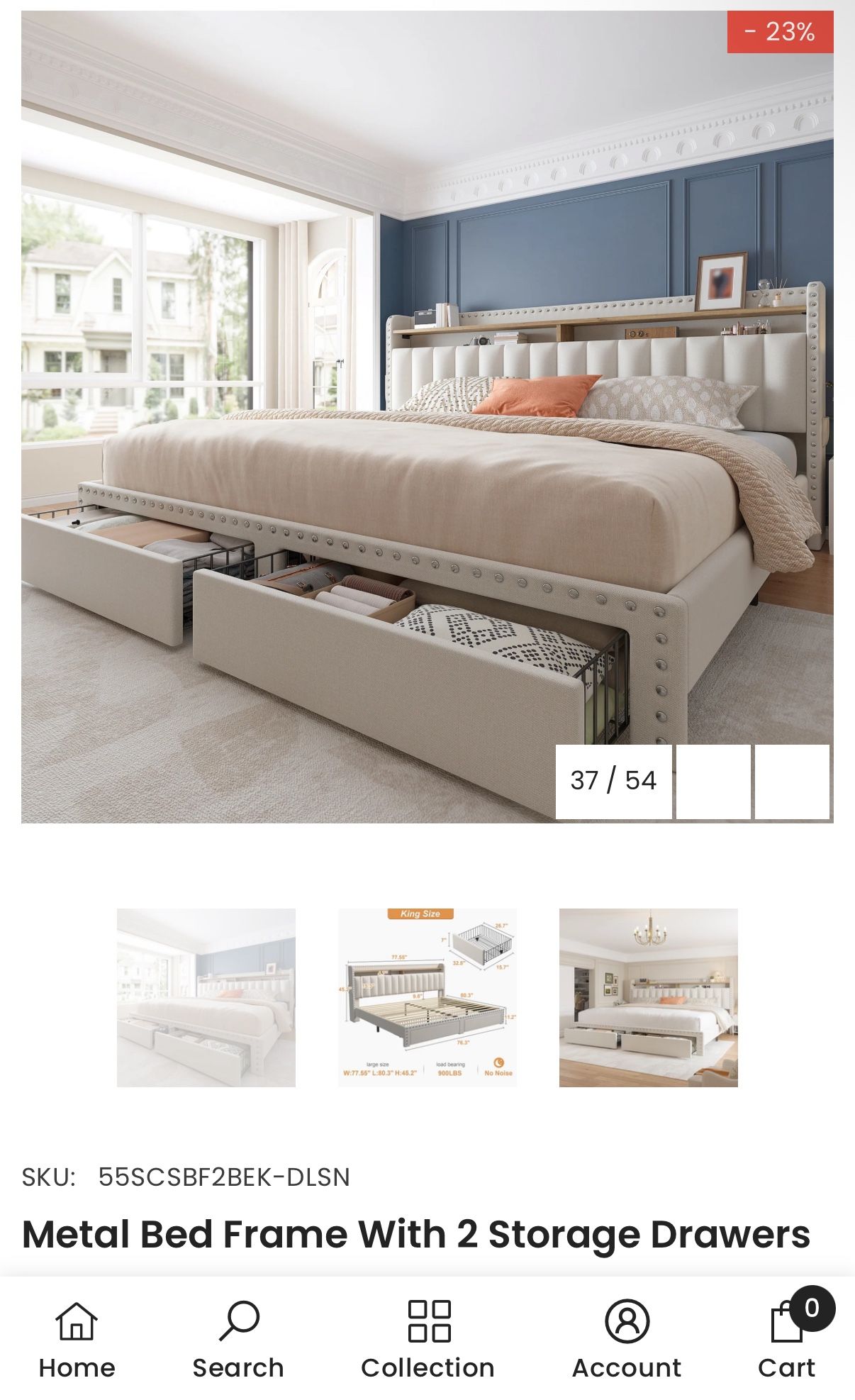 king size bed frame