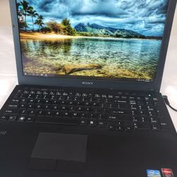 15.6" Sony VAIO VPCSE, 8/120 Gb, SSD, Win 10 Pro, 1080p