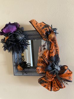 Hand Crafted Halloween Mirrors