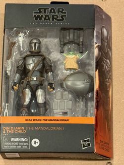 Star Wars Black Series Din Djarin MANDALORIAN & Child GROGU 6” Target Exclusive