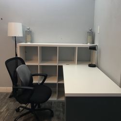 Desk with drawers