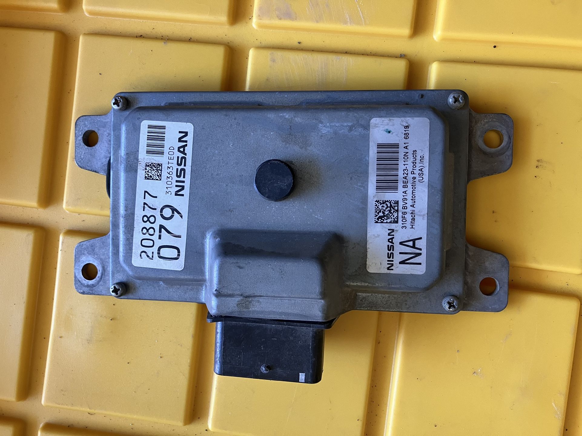 17 NISSAN ALTIMA Transmission MODULE 310F6BV91A Parts