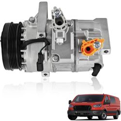 A/C Compressor Fits For Ford Transit 150 (contact info removed) 2021 2022 2023 3.5L AD-622N LK4119D629AG LK4Z19703A