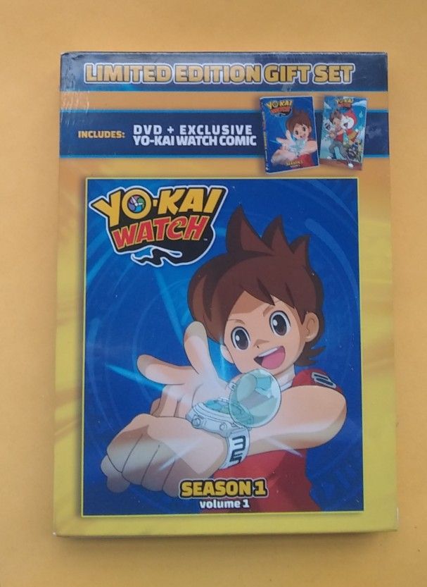 FREE Sealed Yo-Kai Watch Season 1 DVD With Comic
