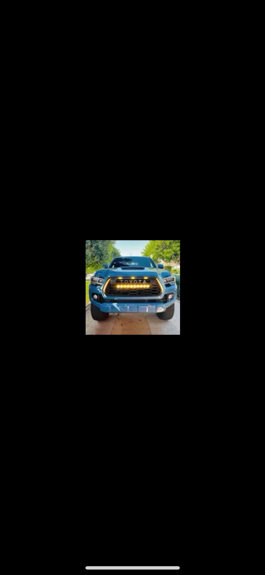 TRD Grill With Light Bar & DRL