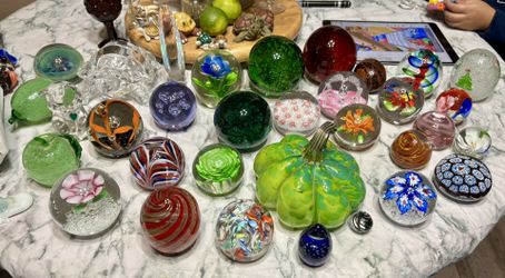 solid glass pretty artwork