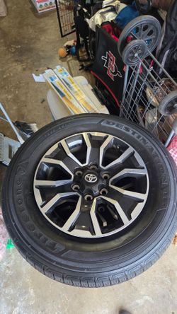 265/65/17 tires and wheels toyota wheels from a 23 trd sport