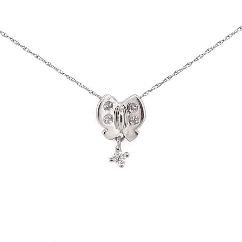 Butterfly Diamond Necklace