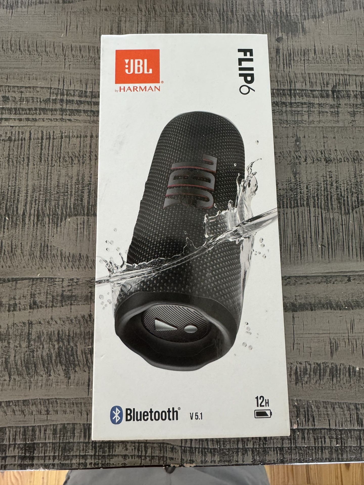 JBL Flip 6 Bluetooth Speaker W/ Partyboost (Black)