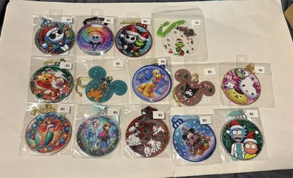 Handmade Acrylic Christmas Ornaments 