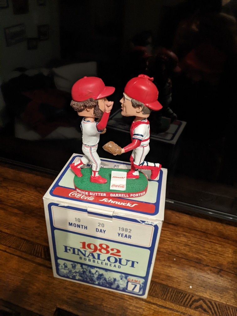 1982 Cardinals World Series Final Out Bobblehead 
