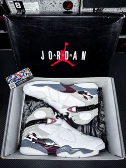 Jordan 8 Burgandy Size 9