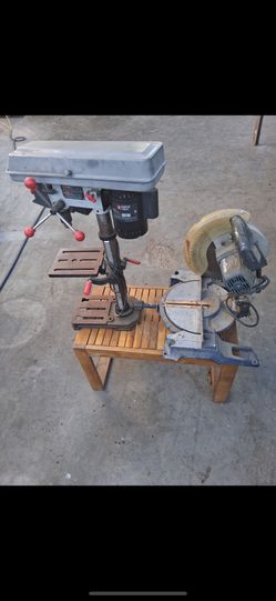 Taladro y disco de cortar 