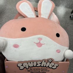NWT microwavable Aroma Home Squishies Bunny hottie
