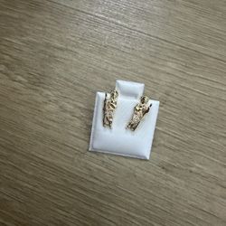 San Judas Gold Plated Earrings 