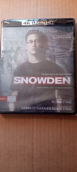 4k blu ray snowden bluray brand new 