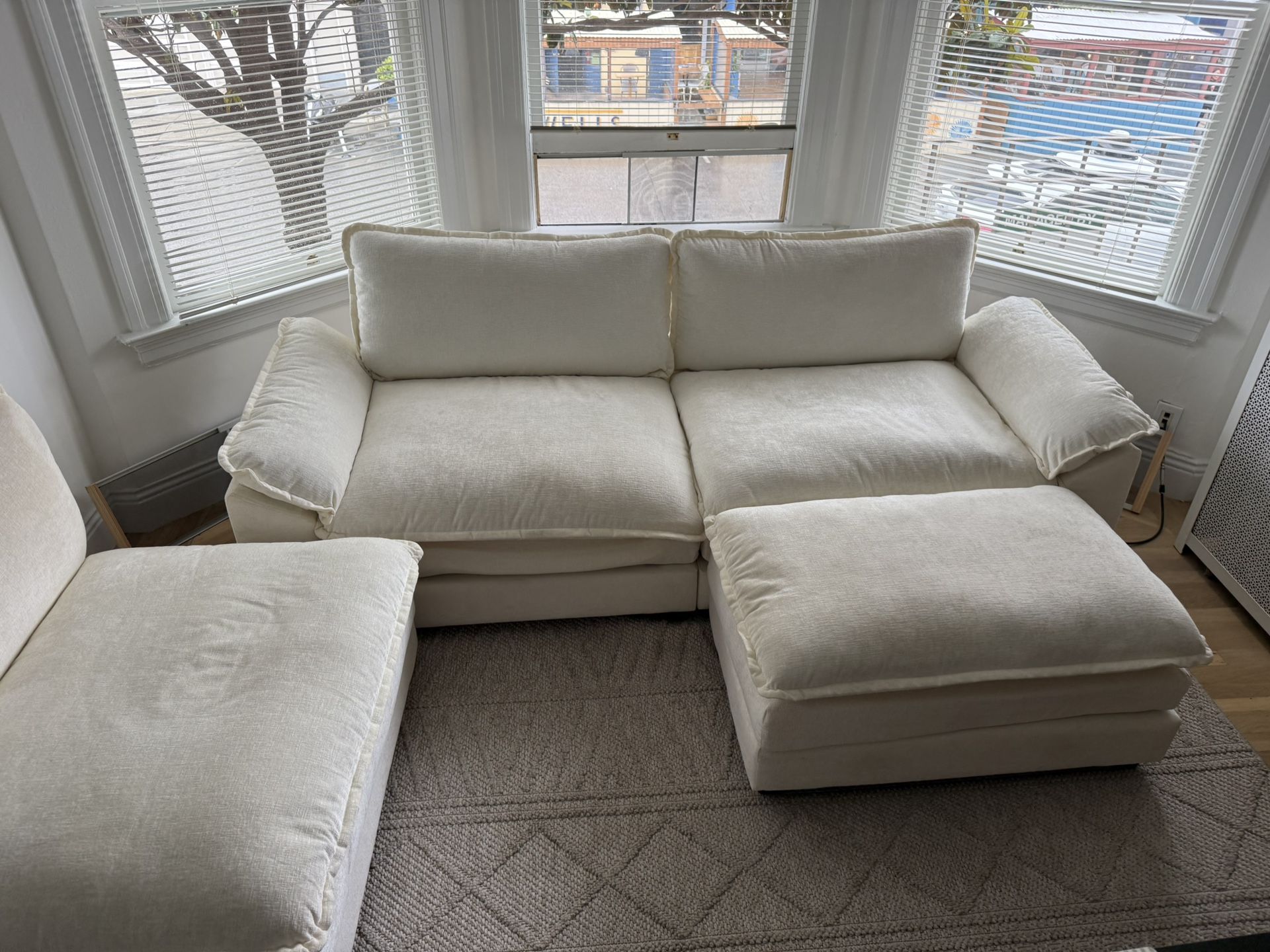 Versatile Cream Couch