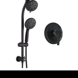 Waterfall/Handheld Adjustable 2 Way Slide Bar Combo Shower System 