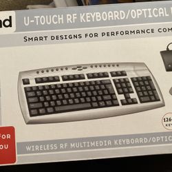 Wireless Keyboard, Optical Mouse