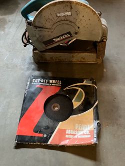 Makita cut off saw + extra blades
