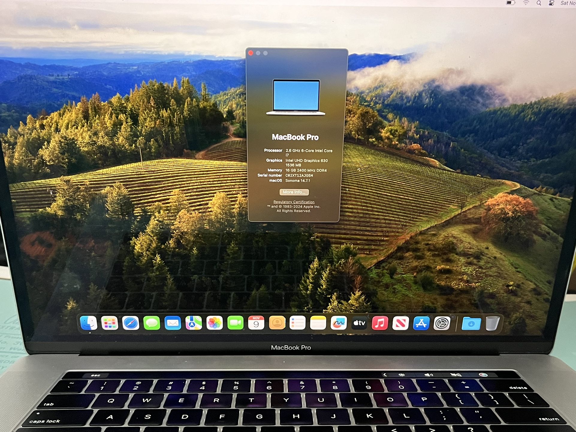 Apple MacBook Pro 2019 15” A1990
