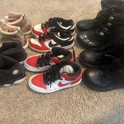 6 Pairs Of Youth Shoes