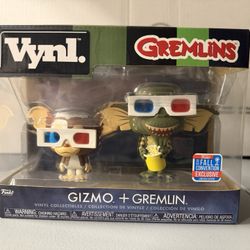 Funko Vynl. Gremlins Gizmo + Gremlin Figure - New!