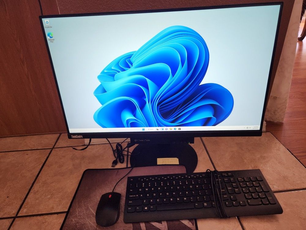 Lenovo M720q Micro Intel i7-8700t 512 GB SSD Tio24d 24" AIO All-in-ONE 