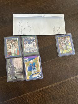 NFL Cards Rookies Autos Patches Mint Condition With Sleeves And Top Loaders