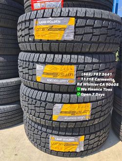 31x10.50R15 LT Land Golden All Terrain Todo Terreno Set of Tires Installed and Balanced Set de Llantas Nuevas Instaladas y Balanceadas