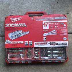 Milwaukee Packout Rachet And Socket Set 