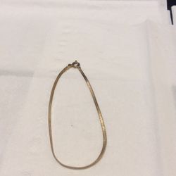 Real Silver Bracelet With Gold Overlay