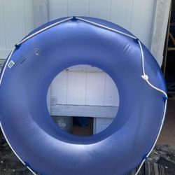 4 Feet Big Ocean Blue Doughnut Float With Ropes