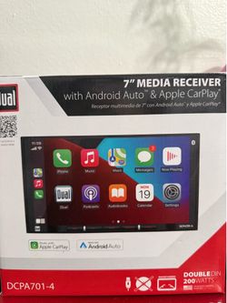 Dual car stereo w/ apple carplay and android auto
