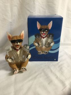 CHIHUAHUA - Cool Spice - Salt & Pepper Shaker Holder